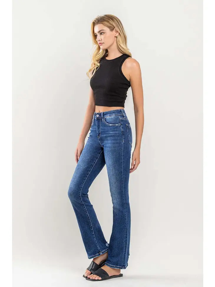 High Rise Slim Bootcut Jeans: Effortless Style, Flattering Fit