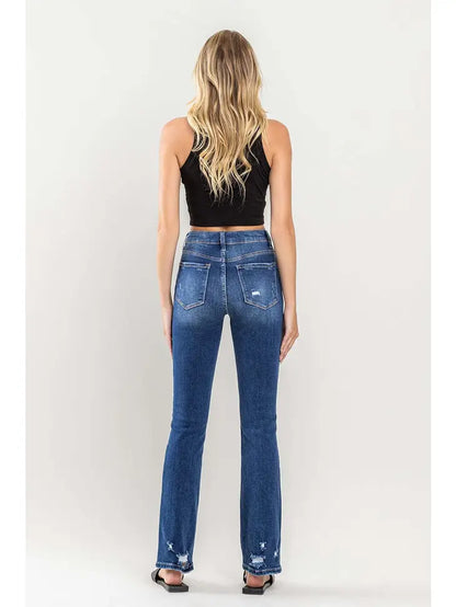 High Rise Slim Bootcut Jeans: Effortless Style, Flattering Fit