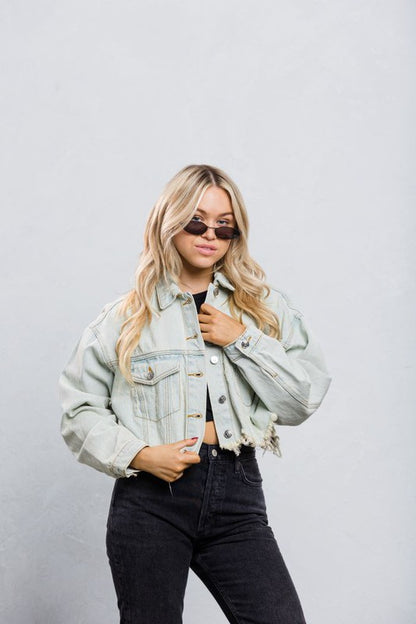 Crop Denim Jacket for Your Inner Rebel