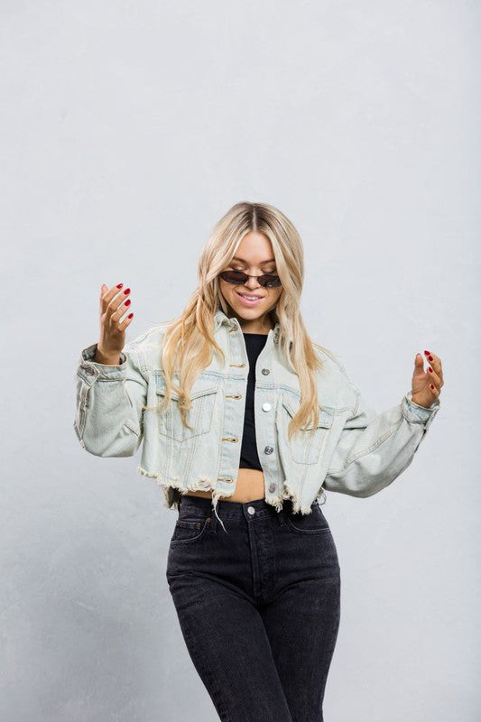 Crop Denim Jacket for Your Inner Rebel